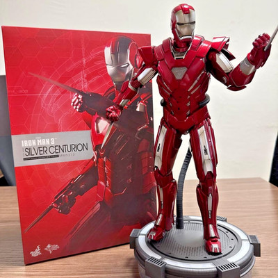 Hot Toys MMS213 Iron Man 3 Mark XXXIII 33 Silver Centurion 1/6 Figur