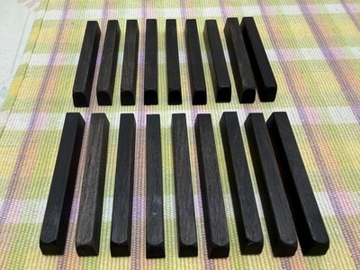 Antique Ebony Piano Key Sharps Pre 1900 s