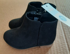 GIRLS TODDLER BOOTS WITH ZIPPER SIZE 7 CAT JACK SHOES KIDS FOOTWEAR BRAND NEW