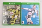 FIFA 17 + FIFA 19 Xbox One 2 Game Soccer Bundle Lot Complete CIB EA Sports
