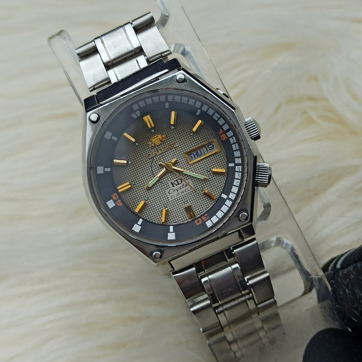 Vintage Jumbo Orient King Diver Automatic 21 jewels Original Japan Men Watch