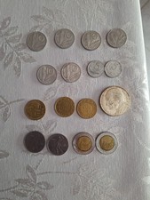 LOTTO MONETE LIRA ITALIANA + CITTA' VATICANO GIOVANNI PAOLO 5 10 50 200 500 LIRE