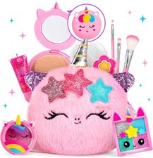 ULOVEME Kids Real Makeup Kit for Little Girls - Real, Non Toxic, Washable...