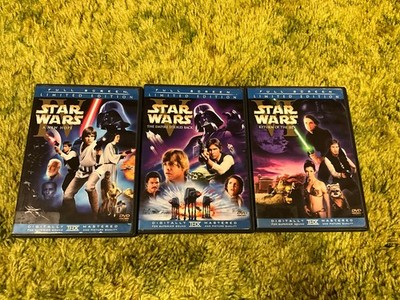 Star Wars Original Trilogy Limited Edition 2 disc sets Episodes IV, V, VI 4,5,6