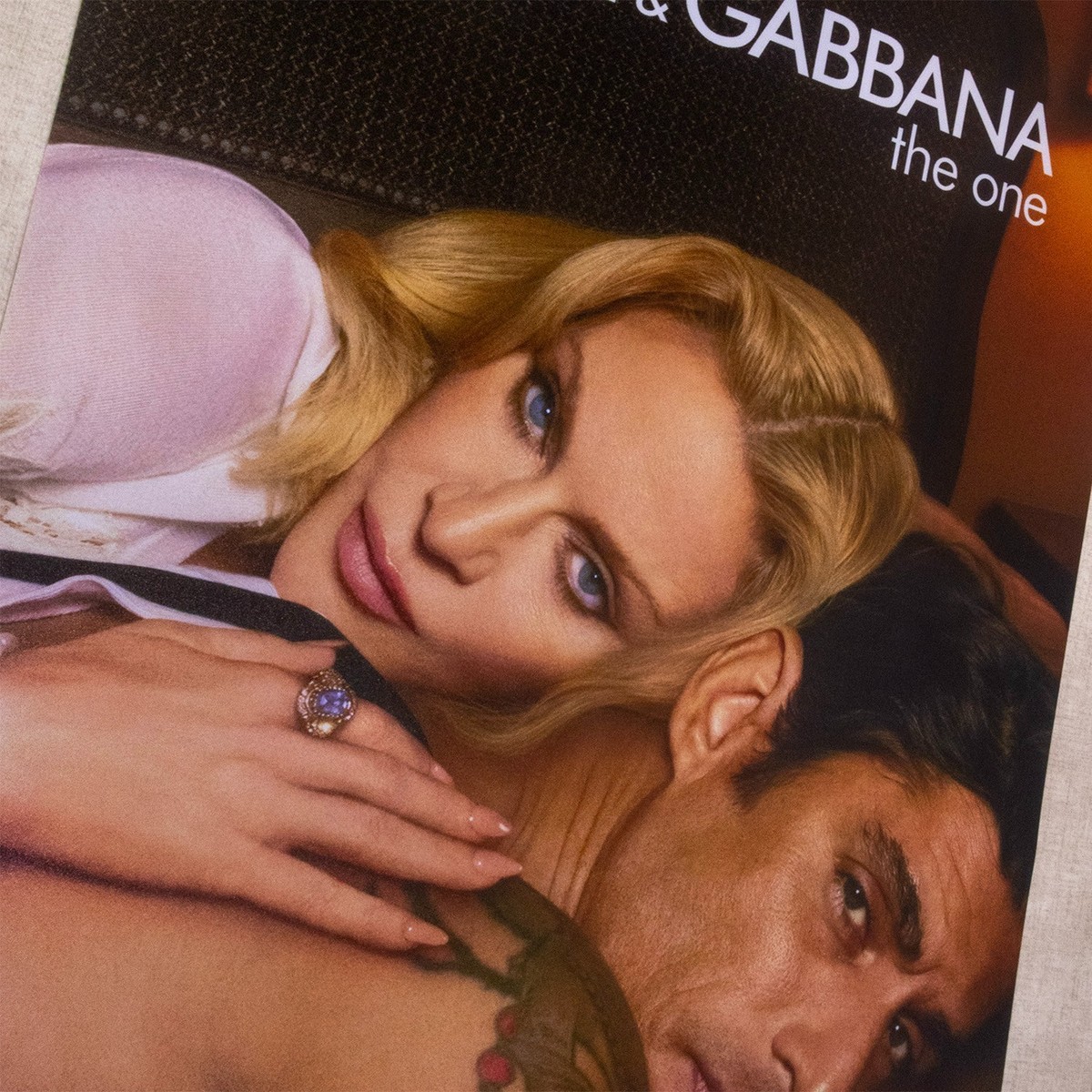Madonna Dolce & Gabbana The One Promo Backlit illuminated PVC
