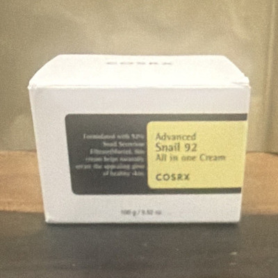 COSRX Advanced Snail 92 All-in-One Face Moisturizer Cream 3.52 oz