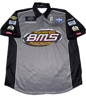 #ad #ad BMS Brandon Brown Motorsports Nascar Pit Crew Shirt XL Simpson Racing $34.99