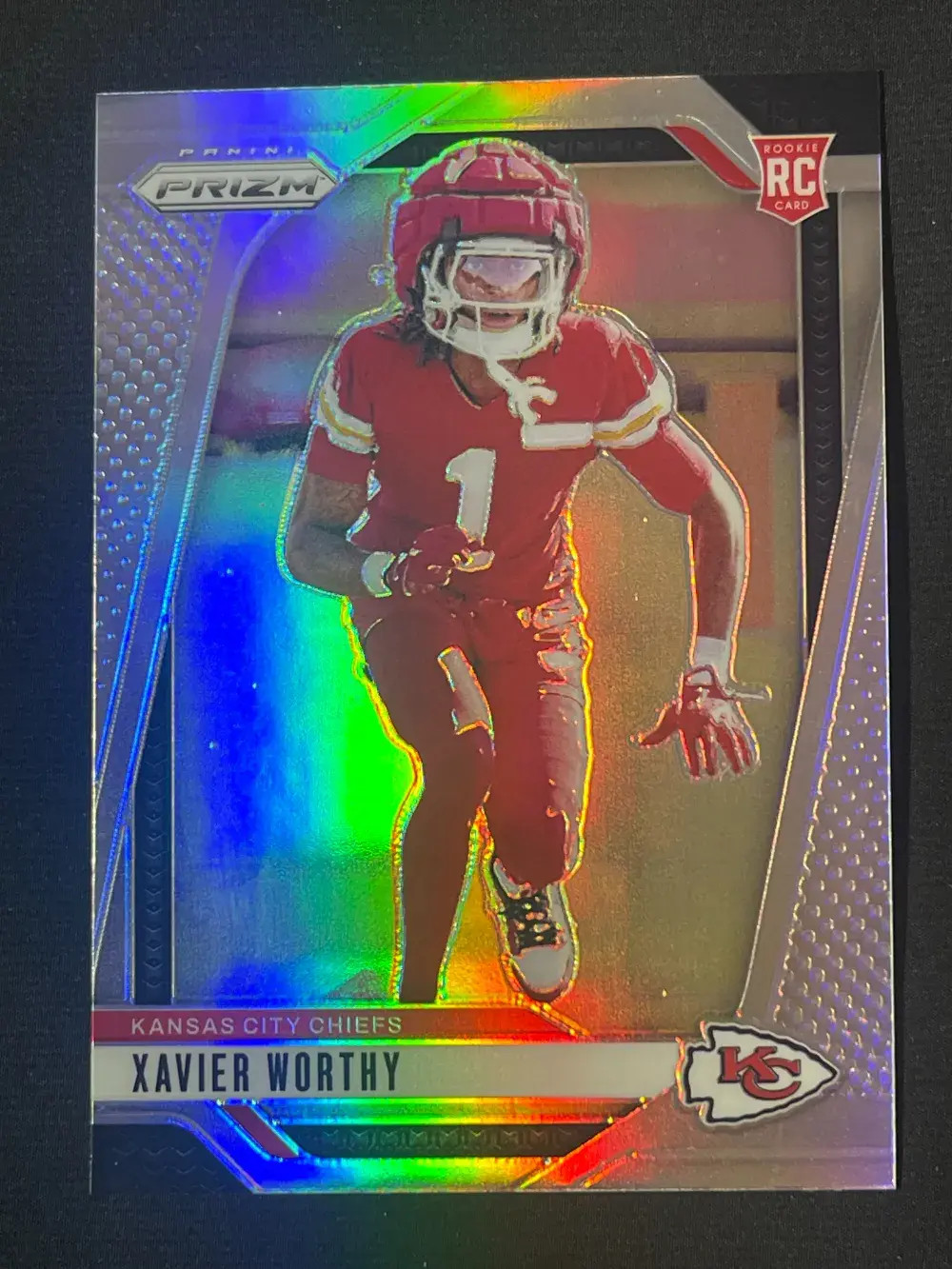 2024 Panini Prizm Rookie True Silver RC #399 Xavier Worthy JP