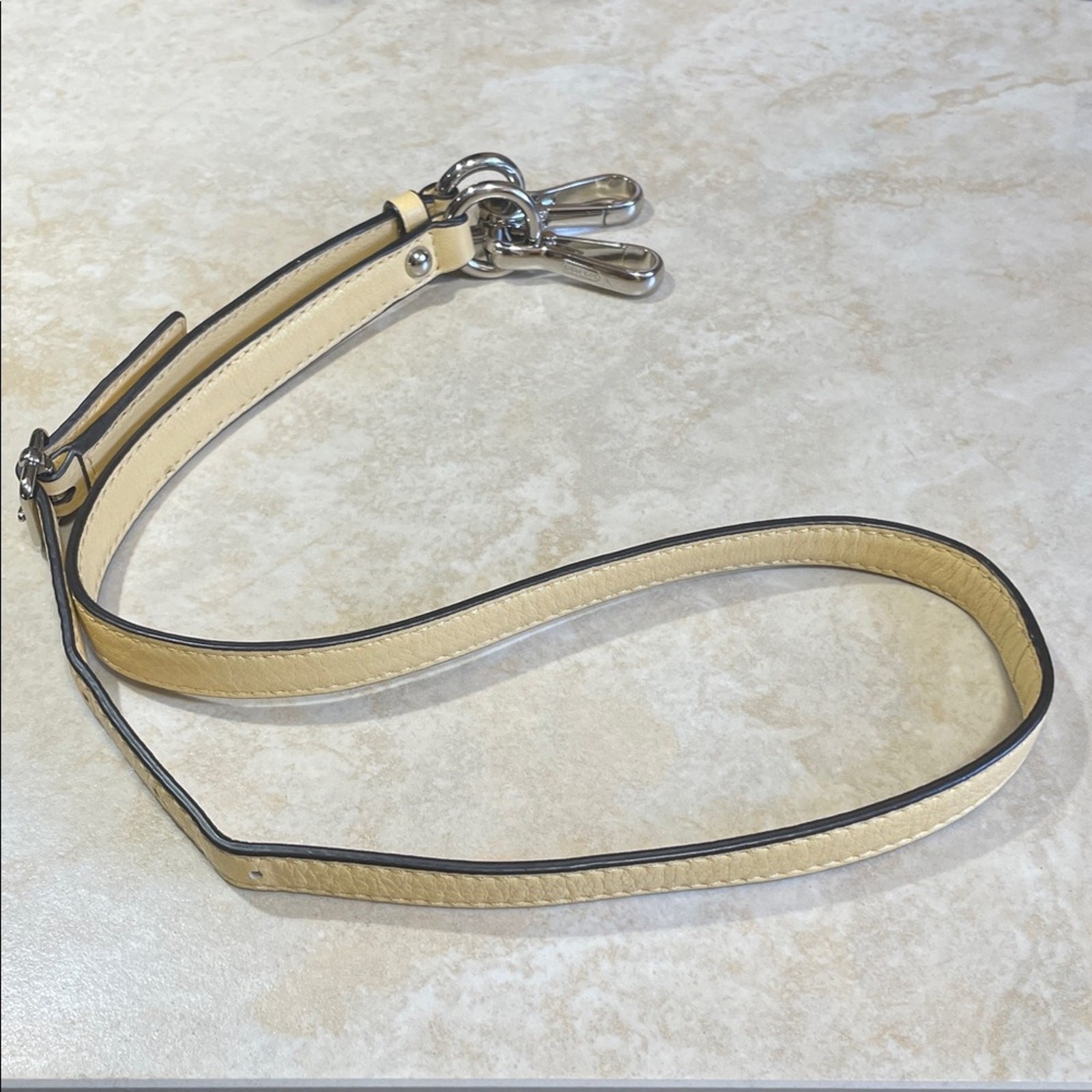 Coach Adjustable Bag Strap Replacement Yellow Lea… - image 4