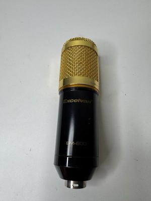 Excelvan BM-800 Condenser Microphone Gold Black Studio Recording Mic