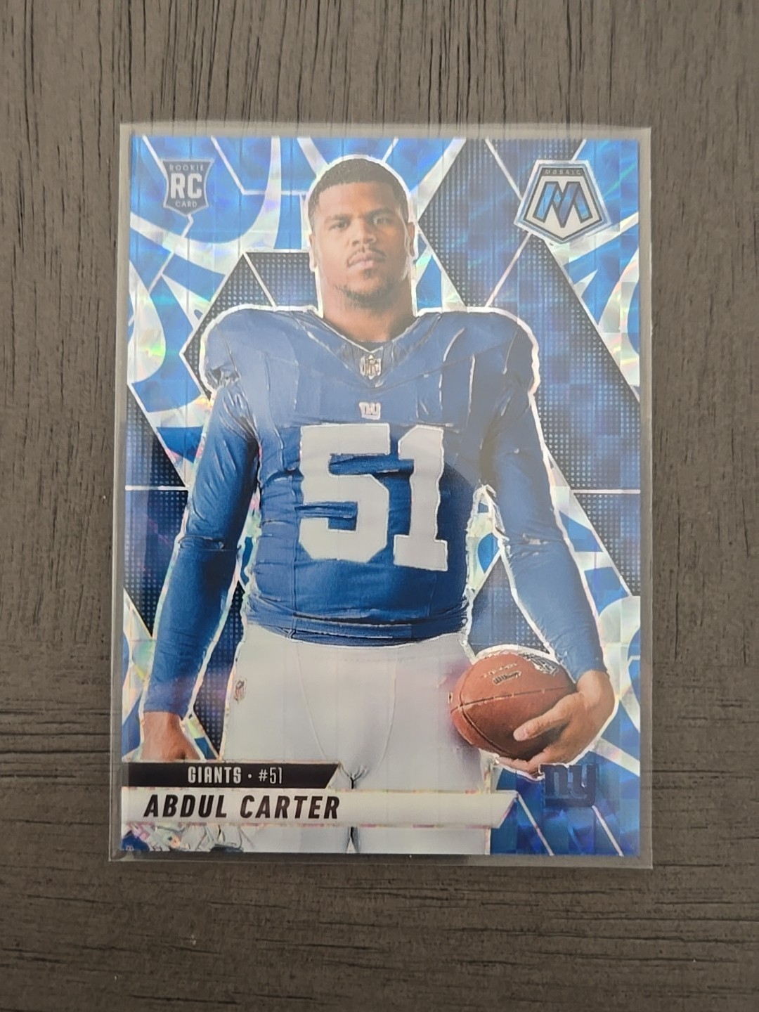 2025 Mosaic Abdul Carter RC #282 Variation Blue Reactive Prizm Holo