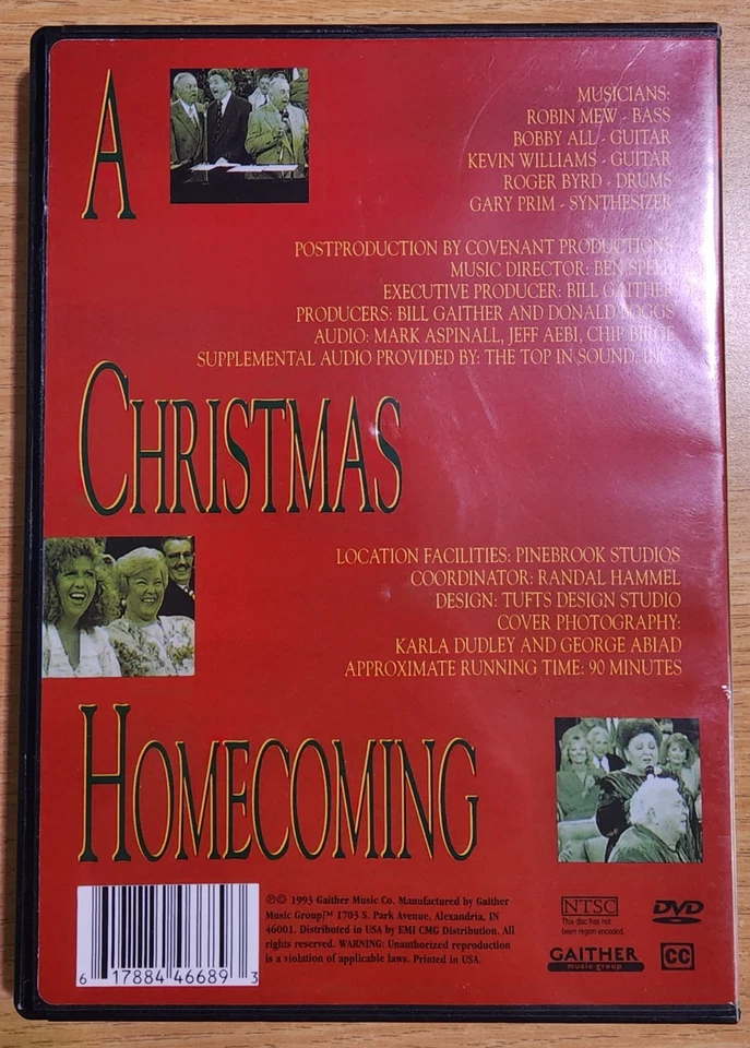 A Christmas Homecoming (DVD, 1994, Full Screen) - Image 2 of 2