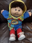 Vintage 1989 Cabbage Patch Kid Designer Line Play Doll Sweat Suit Hoodie Rare