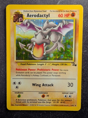 Aerodactyl 1/62 Holo Fossil