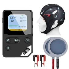 tDCS Device Transcranial Direct-Current Stimulation Kit, 4.5mA DC/AC/Pulse/tVNS