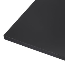 6" x 6" x 1/4" HDPE Plastic Sheet High Density Polyethylene Sheet Black