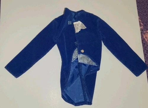 Barbie Vintage 2004 Princess & Pauper Blue Velvet Jacket Combine Postage