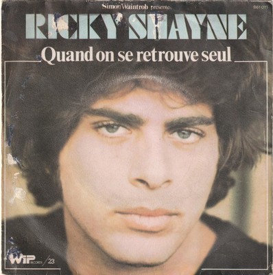 RICKY SHAYNE + 1976 + singt FRANZÖSISCH + QUAND ON SE RETROUVE SEUL  +  RAR