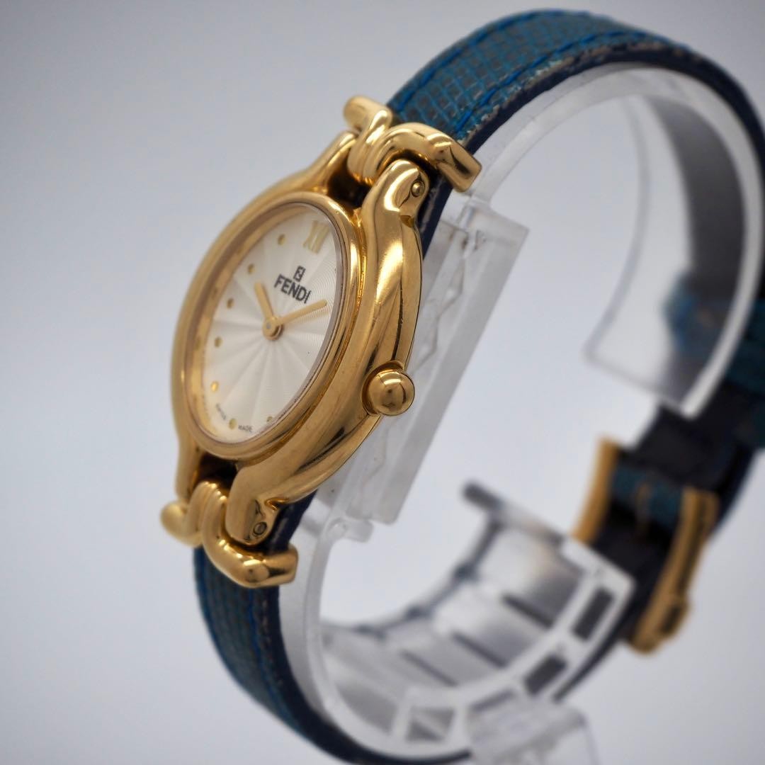 FENDI Watch with Box 640L Chameleon Gold Oval Fendi,18962 thumbnail 8