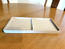 Hearth Hand With Magnolia Sand Stoneware Vanity Organizer Tray 11.75"