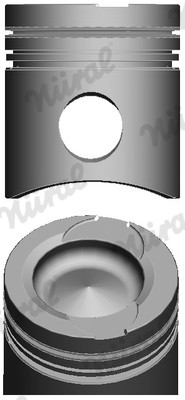 NÜRAL 87-283100-80 Kolben für ERF,MAN,NEOPLAN,SETRA,SOLARIS,VAN HOOL