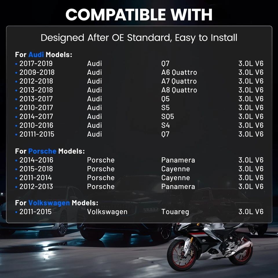 94460 6PCS Spark Plugs For Audi S5 2010-2017 3.0L V6 - Изображение 2 из 4