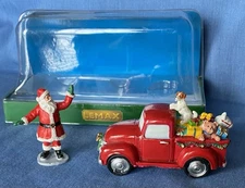 Lemax Christmas Village Figure Table Accent 53219 Santa's Truck Pick Up 2015