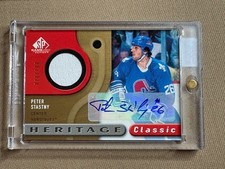 Peter Stastny 2005 Sp Game Used #HCA-PS Heritage Classic Auto Jersey 70/100