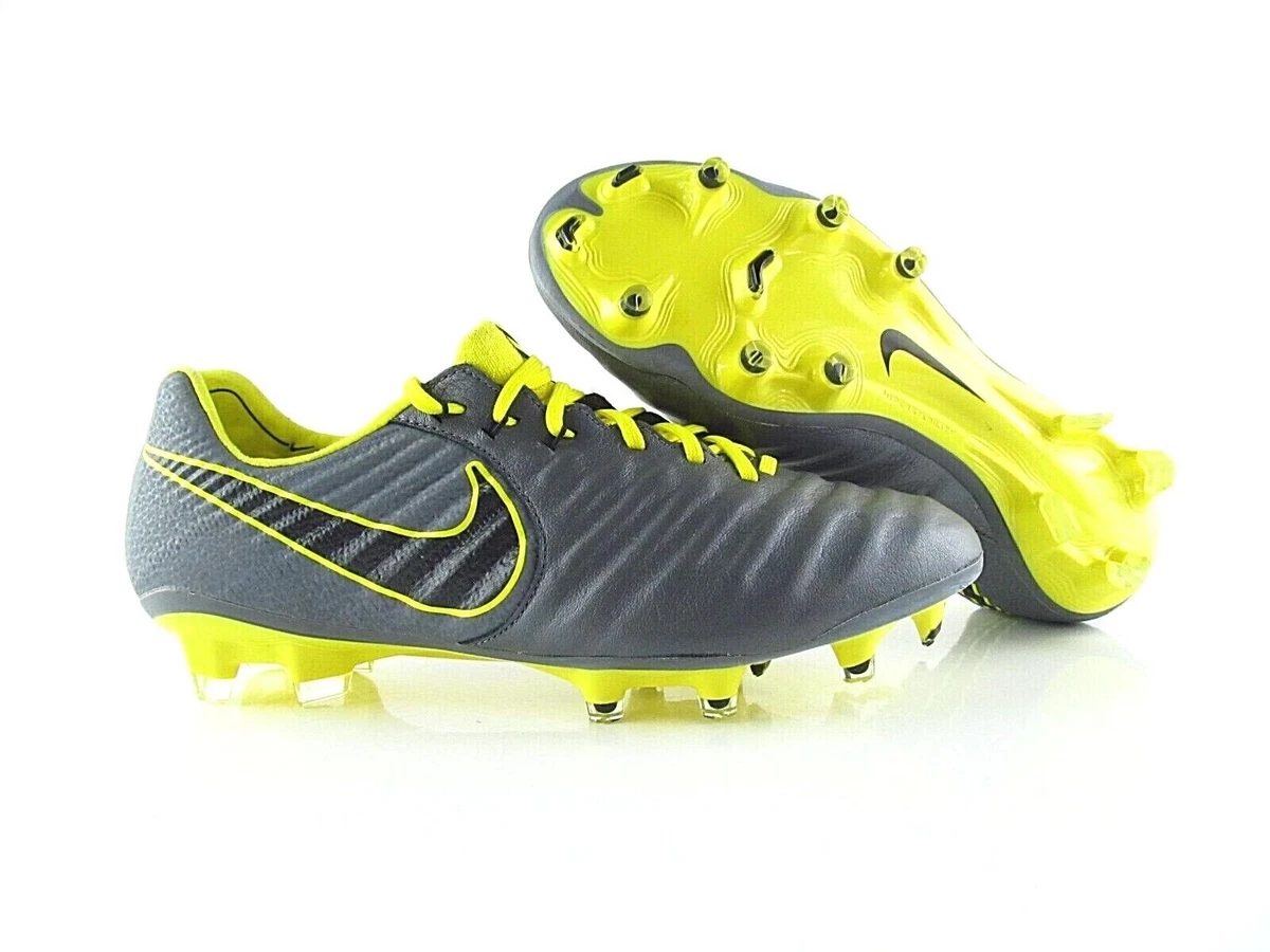 Nike Tiempo Legend 7 Elite FG Dark Grey Opti Yellow for Sale