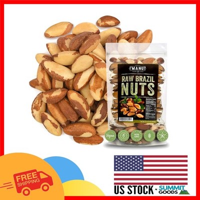 2 lbs Organic Wild Harvested Brazil Nuts - Plant-Based Protein & Gluten Free