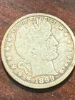 1899 O Barber Silver Quarter - Liberty Head 25C - Nice Fine Condition Coin