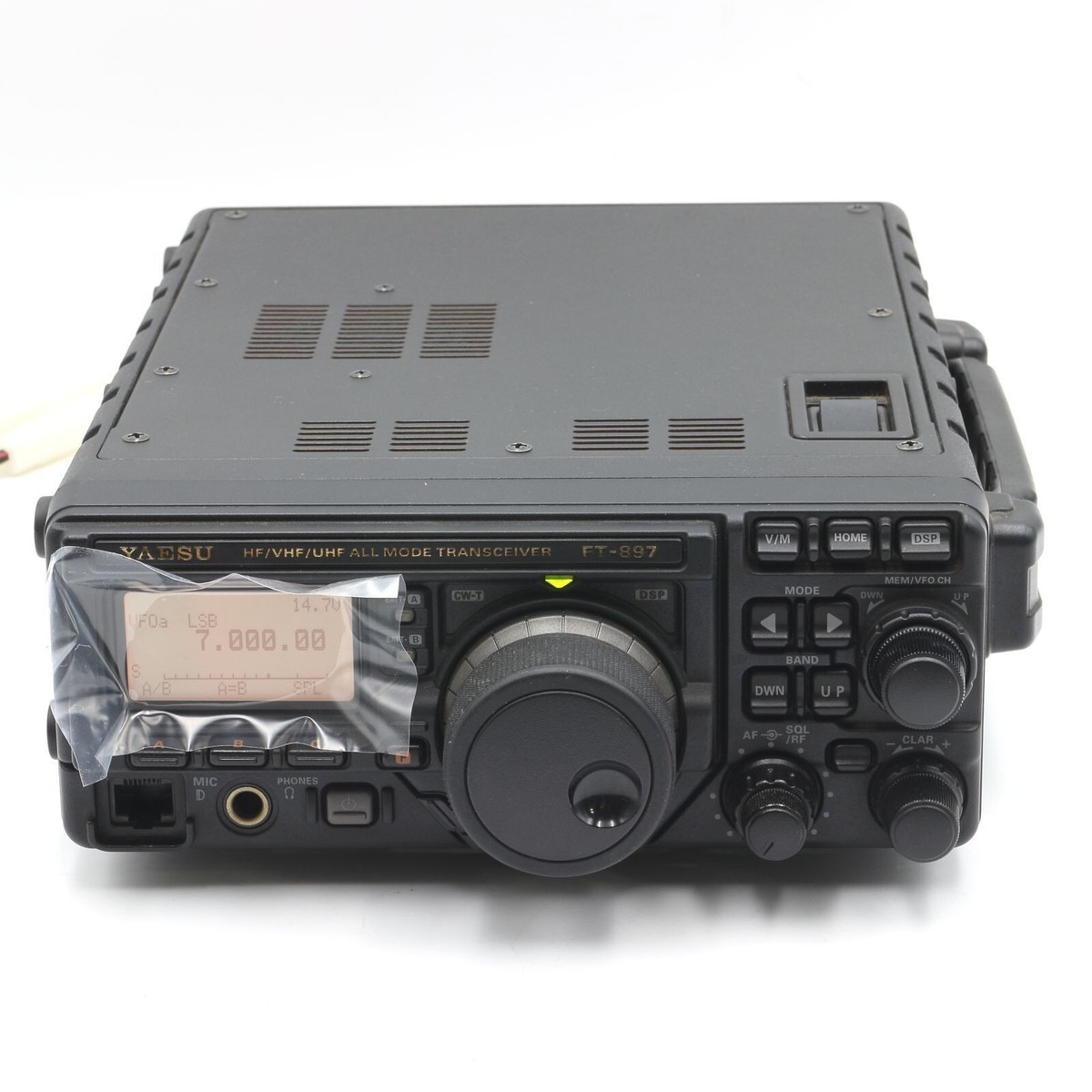 Yaesu FT-897D HF/UHF/VHF Ham Amateur Radio Transceiver Tested