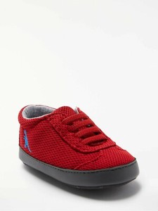 baby red trainers