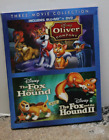 Oliver & Company / The Fox & Hound / The Fox & the Hound Ii (Blu-ray/Dvd) New