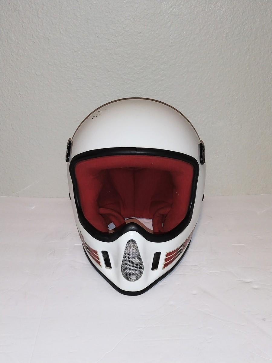 1985 Bell MOTO 4 Motocross Helmet Size 7 | Multicolor | Open