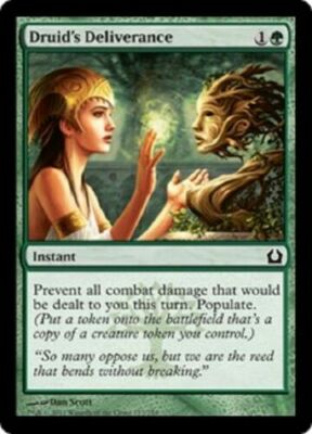 4 Druid's Deliverance - M-NM -Return to Ravnica - SPARROW MAGIC - C  mtg 4x x4