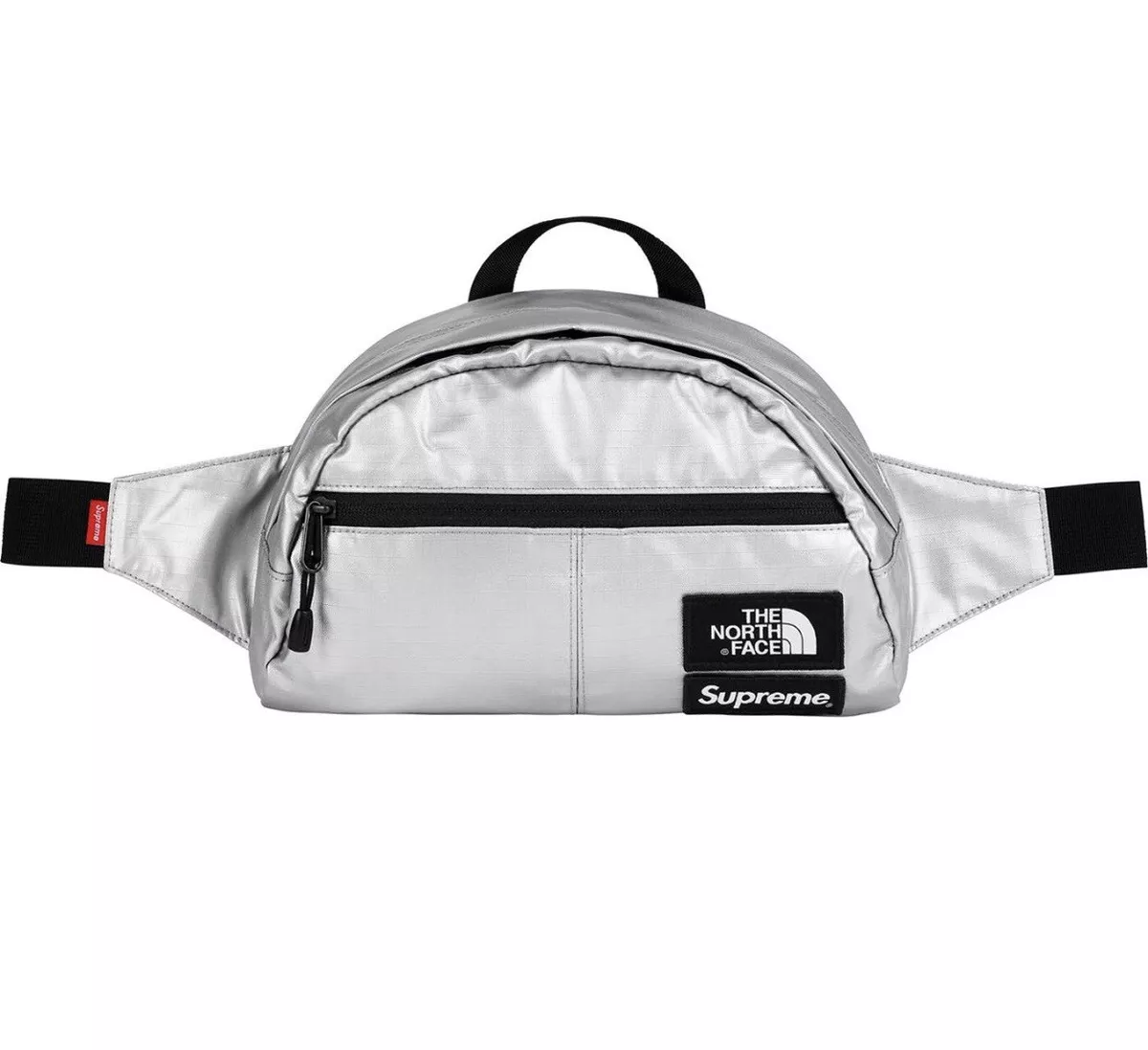 Supreme The North Face 金属色 Roo II 腰包 腰包 铬制 手中