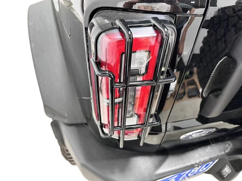For Bronco 2021-2024 Accessories Taillight Guards Cover Trim Black 2-PACK - Picture 9 of 9