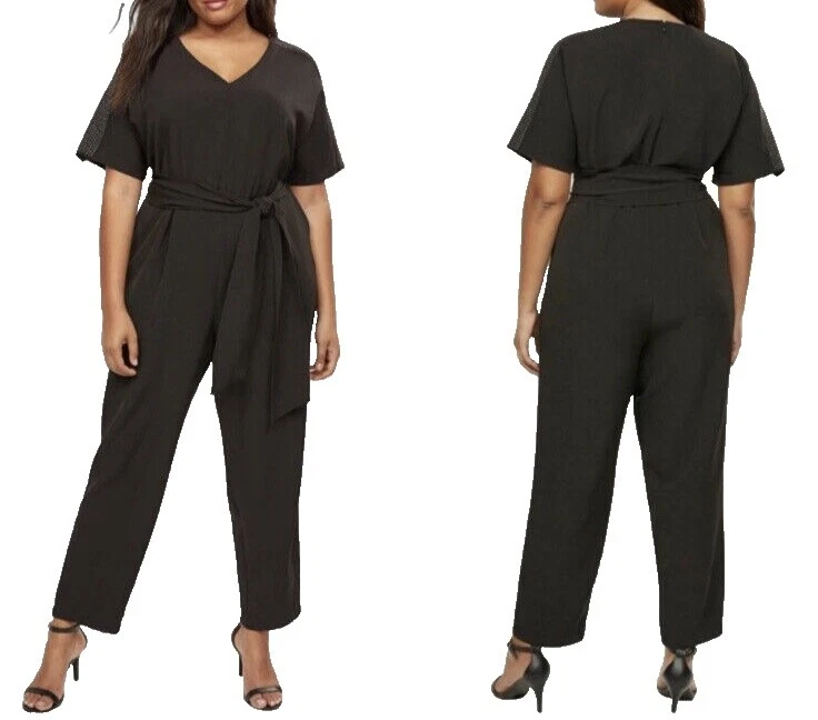 Macacão Lane Bryant sólido macacões e Jardineiras para mulheres