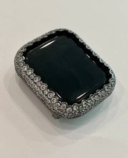 Black Apple Watch Cover Lab Diamond Bezel 38-49mm Apple Watch Case Series 10