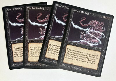 Word of Binding (4) The Dark NM MTG Magic the Gathering