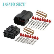 Kit adaptador enchufe conector hembra macho coche automotriz KET de 8 pines/vía impermeable