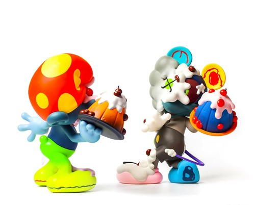 【Auf Lager】 Fools Paradise Sweet Conflict EP2 Schlumpf Kröte Kaws Designer Vinyl - Bild 9 von 11