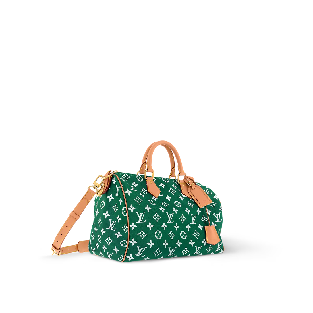 NIB Louis Vuitton Speedy P9 Bandoulière 40 Green M24417 100