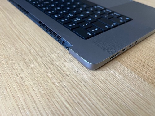 Apple Macbook Pro M1 16'' A2485 2021 GRAY palmrest assembly w/ battery 65 cycles - Afbeelding 3 van 8