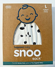 HAPPIEST BABY SNOO SACK Baby Swaddle sz L 4-6 mo Planets Organic Cotton