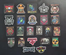 Megadeth Vinyl Stickers Thrash Heavy Metal Band Vic Rattlehead Rust In Piece