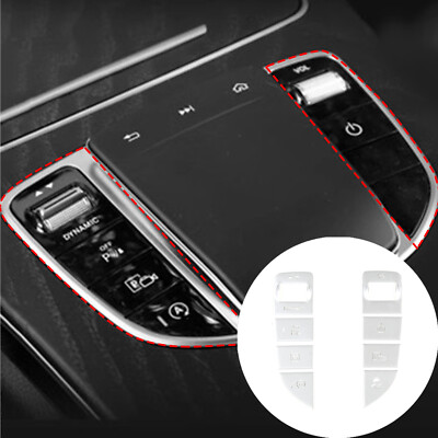 Car Gear Shift Button Sticker Trim For Benz C E Class W205 W213 X253 2015-21