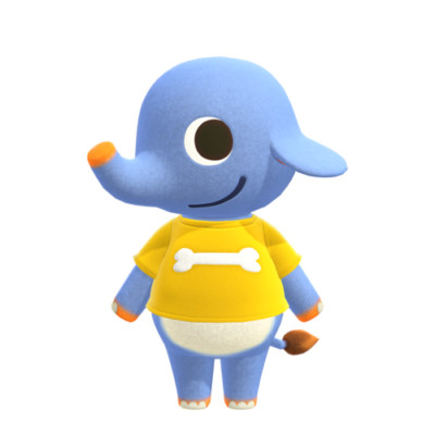 #326 Mini Amiibo Karte für Animal Crossing Dizzy / Bastian Nintendo Switch
