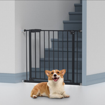 Home Baby Safety Gate Pet Dog Barrier Stair Doorway Safe Secure Guard  75-82x76cm UK